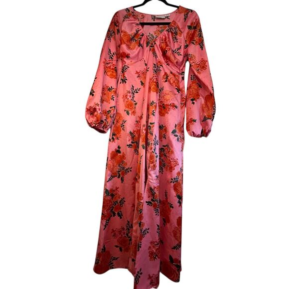 ASOS Design Pink Floral Maxi - Size 4 - Picture 6 of 15